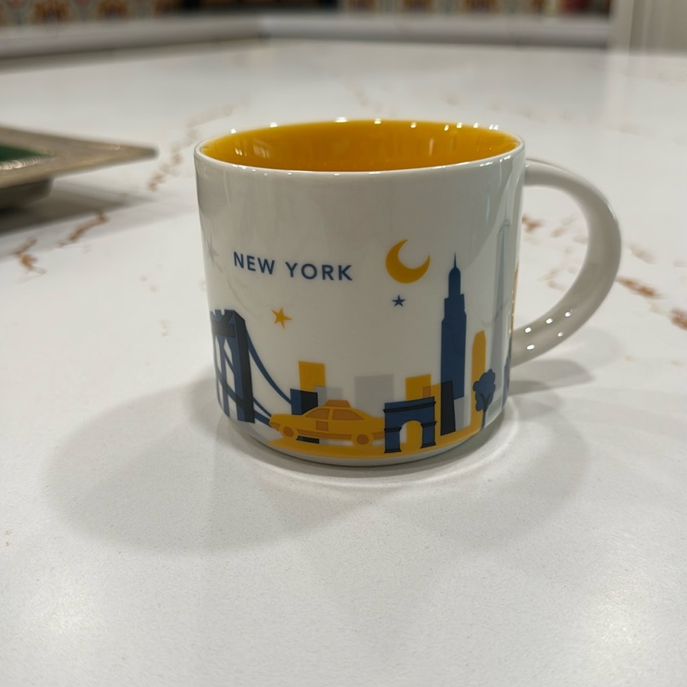 Starbucks New York 14 oz Coffee Mug Cup "You Are Here" Collection, no OG box